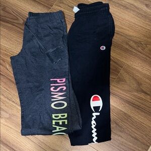Navy blue and Charcoal Joggers